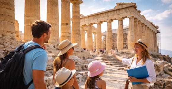 Athens: Acropolis & Parthenon Guided Mythology Tour for Kids