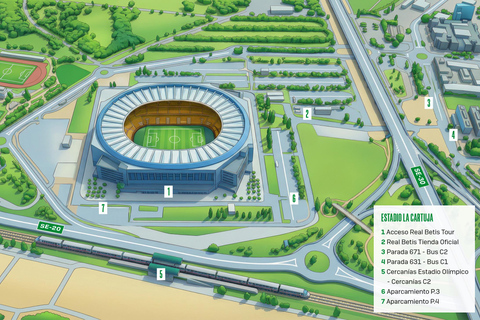 Seville: Real Betis Tour at the La Cartuja Stadium
