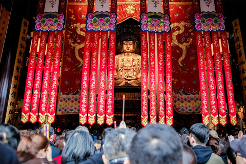 Shanghai: Jade Buddha Temple and Local Food Tour
