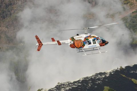 Chutes Victoria : Vol en hélicoptère