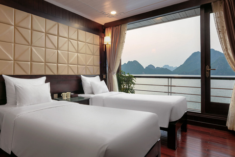 Hanoi: 4-Days UNESCO Luxury Ha Long/Lan Ha & Ninh Binh Tour 4D3N with 3-Star Overnight Cruise in Halong Bay