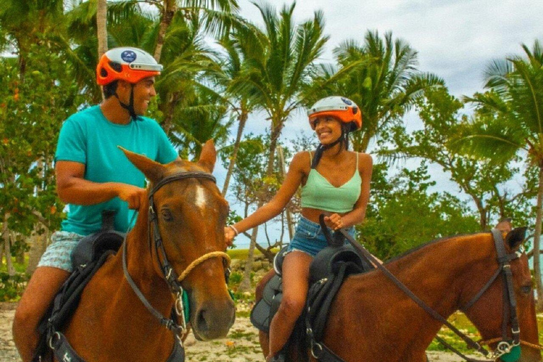 Punta Cana: Horseback Ride and Swim with Hotel Pickup