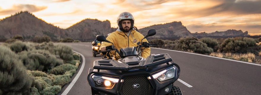 Tenerife : Circuit d'aventure en quad dans le parc national de Teide