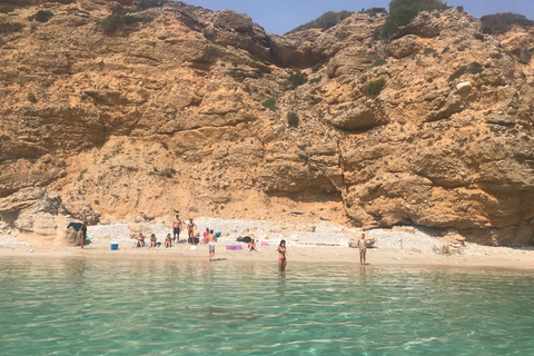 Trip to a hidden beach with crystal-clear water + snorkeling in Menorca