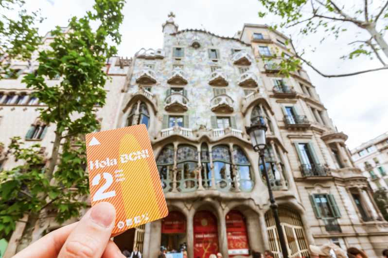 Barcelona: Karta podróżna transportu publicznego Hola Barcelona