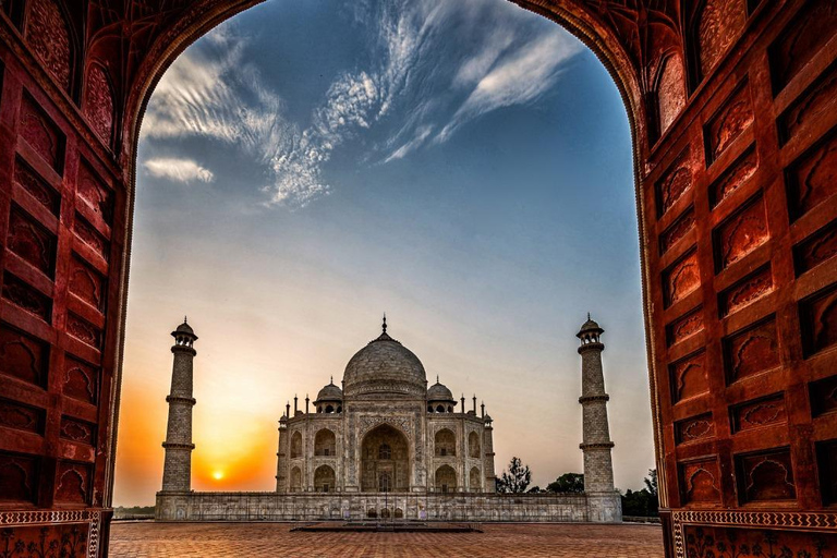 Agra: Taj Mahal & Mausoleum Skip-the-Line Tour with Options From Agra: Taj Mahal Tour with Private A/C Car and Guide