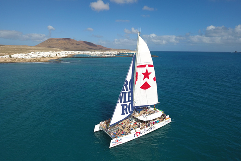 La Graciosa: Passeio de Catamarã pela Ilha com Almoço para Passageiros de Cruzeiro