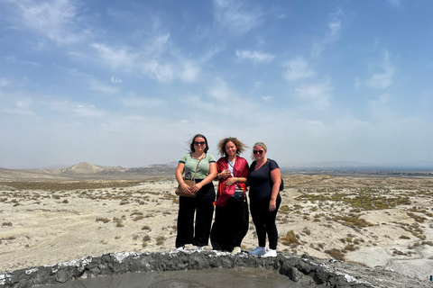 From Baku: Gobustan UNESCO Site & Mud Volcanoes Day Trip GROUP Gobustan & Mud Volcanoes
