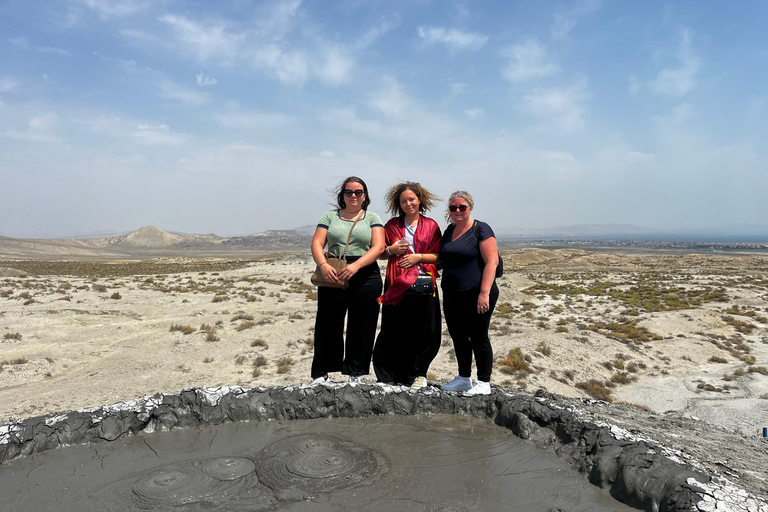 From Baku: Gobustan UNESCO Site & Mud Volcanoes Day Trip GROUP Gobustan & Mud Volcanoes