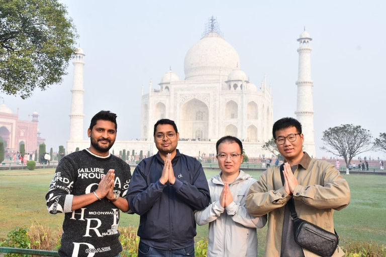 Taj Mahal & Agra Private Tour from Delhi by Car – Fast Entry Only Professional Tour Guide in Agra