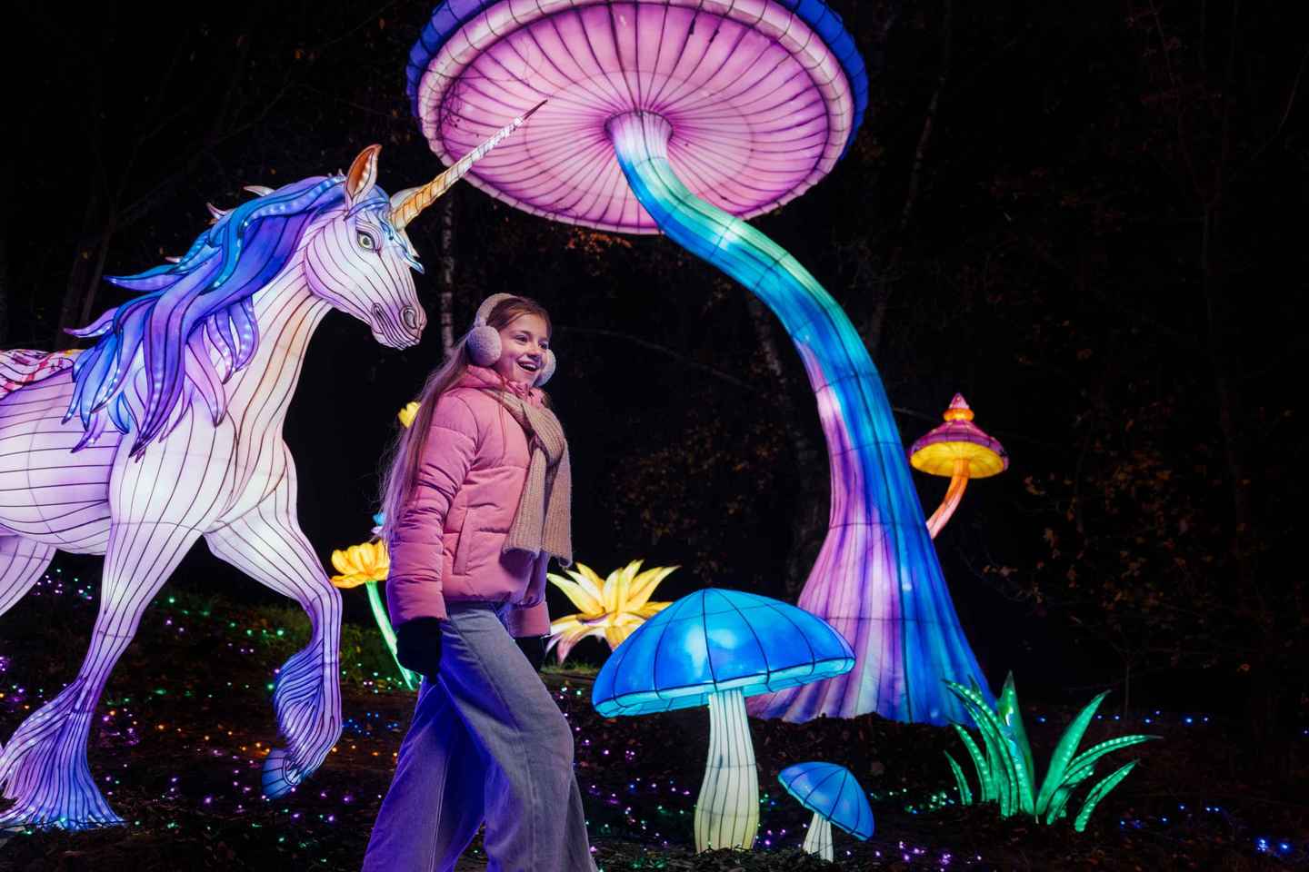 Hilvarenbeek: Light Safari at Beekse Bergen