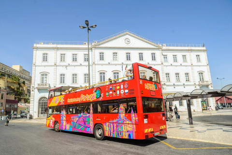 Lissabon: Hop-On/Hop-Off-Bustour Sightseeing-Bustour24-Stunden-Hop-On/Hop-Off-Bustour - Rote und Blaue Routen