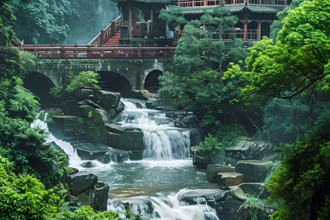 Dujiangyan & Qingcheng Mountain Ticket: World Heritage Tickets for the back of Qingcheng Mountain