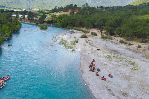 Antalya: Rafting Amazing Combo W/Zipline, Quad 4X4, Jeep