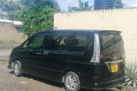 Desde el aeropuerto de Mombasa Traslado a Diani en monovolumen (5 pax)