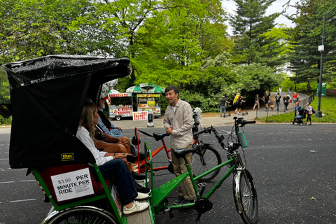 NYC: Central Park Storytelling Pedicab Tour with Theater Central Park Pedicab Tour - Deluxe 1.5 Hour Experience