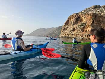 Kissamos: Tour mattutino in kayak verso un relitto e una spiaggia esclusiva