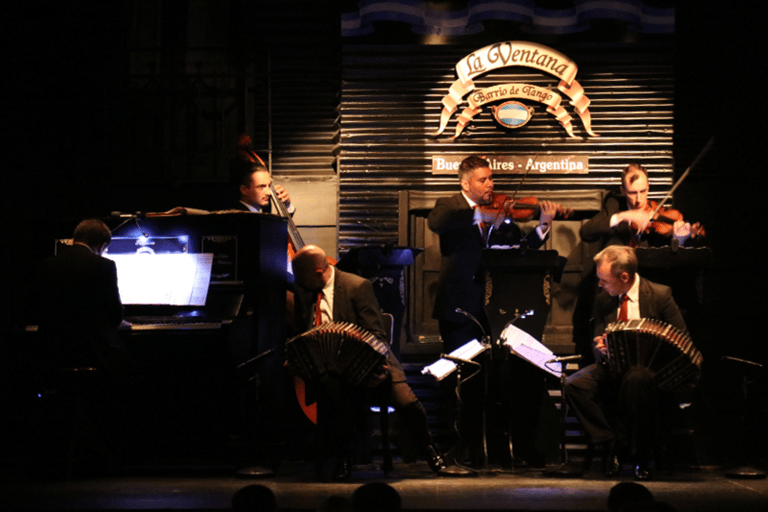 Spectacle de tango à La Ventana avec dîner facultatifCours de tango et dîner-spectacle à La Ventana