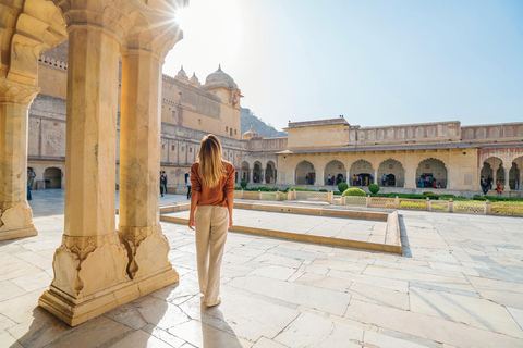 Delhi: Private Taj Mahal Sunrise Same Day Tour with Transfer A/C Car + Tour Guide only