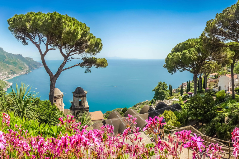 De Nápoles: Excursão a Pompéia e AmalfiDe Nápoles: Visita guiada a Pompéia e Amalfi