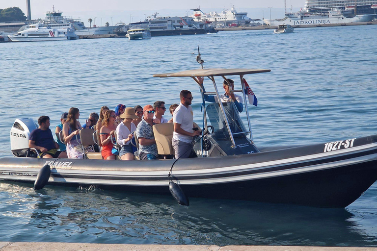 Spalato: Laguna Blu, Hvar e 5 Isole Tour per piccoli gruppi in barca