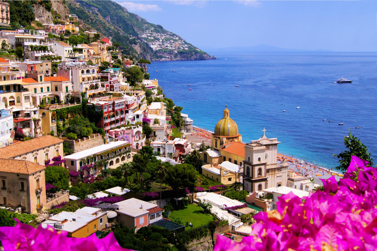 Desde Nápoles: Excursión de un día a Pompeya, Costa Amalfitana y Positano