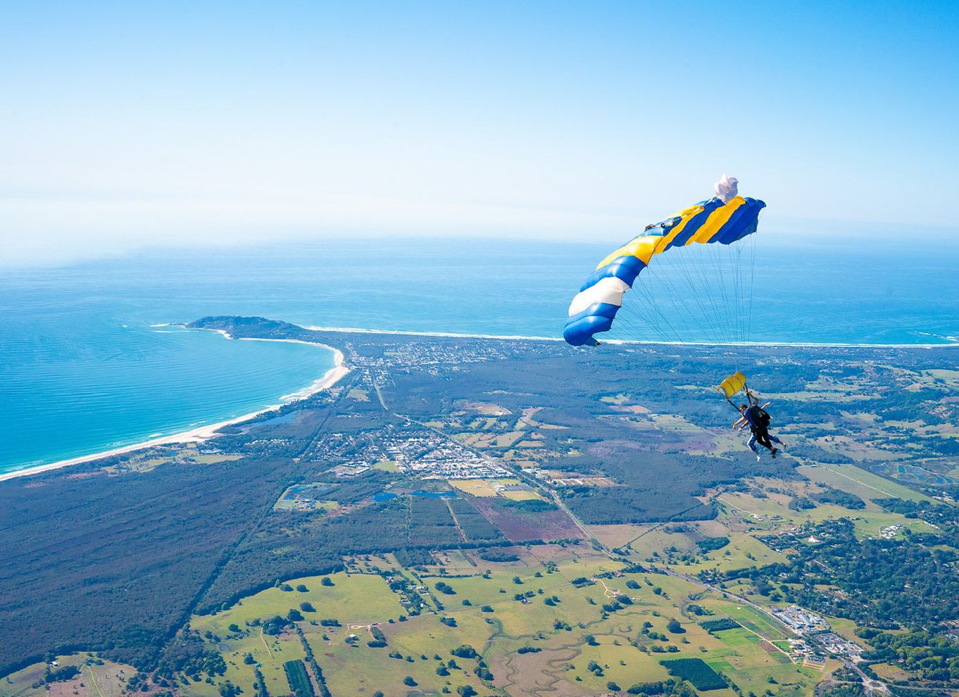 Byron Bay Tandem Skydive med mulighed for transfer