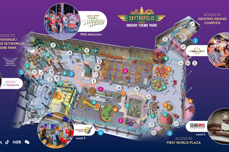 Malaysia: Genting Skytropolis Indoor Theme Park Ticket (Malaysian) 1-Day Unlimited Ride Pass