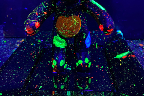 巴塞罗那：熊砖荧光画|葡萄酒与艺术巴塞罗那：Bearbrick 荧光画|葡萄酒与艺术