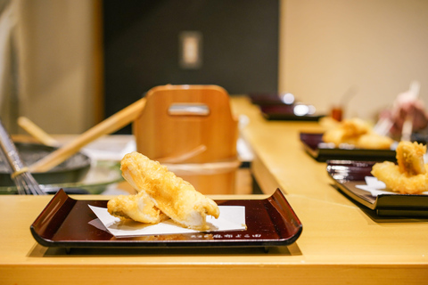 Hochwertiges Sushi &amp; Tempura-Essen in Ginza