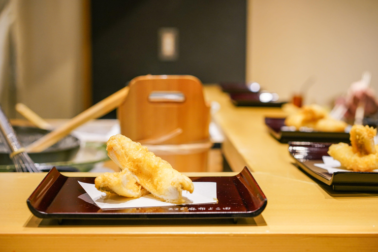 Hochwertiges Sushi &amp; Tempura-Essen in Ginza