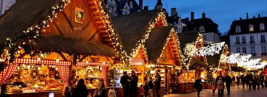 Visite d'une journée au marché de Noël de Reims, au départ de Paris