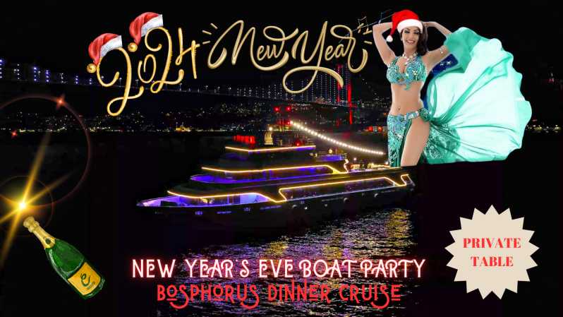 Istanbul: New Year's Eve Bosphorus Cruise with Dinner Option