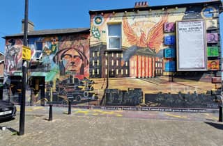 Rundgang durch die Unruhen in Belfast