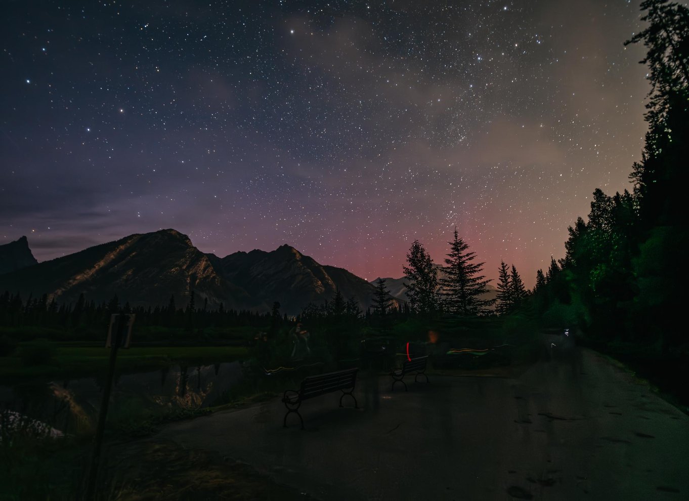 Banff: Aftenvandring med solnedgang og stjerner