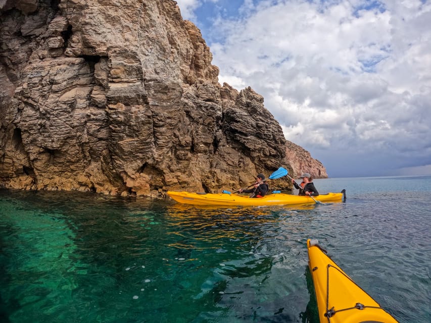 Milos Kayaking Tour to Tsigrado and Gerakas Beach GetYourGuide