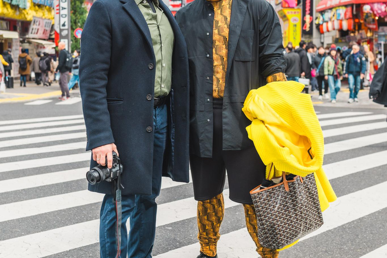 Tour fotografico a Tokyo (fotografo privato)30-45 minuti di FOTO SOLO (20-40 foto)