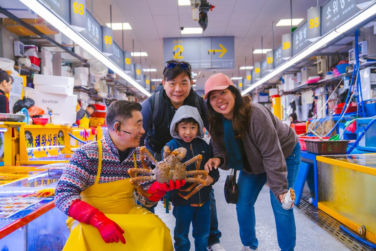 Taste of Busan: Local Food Tour at Gukje, BIFF &amp; JagalchiB Course–Signature Seafood (Street Food &amp; Drinks Included)