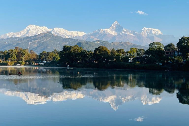 Pokhara: Boating by Phewa and Hike to Peace Pagoda