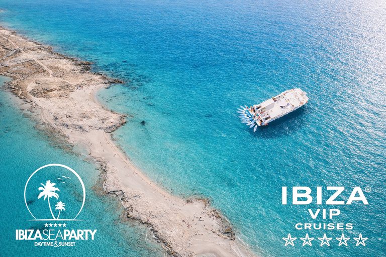 Ibiza: Formentera VIP Boat Paella, BBQ, OpenBar, DJ & Sunset BASIC TICKET with 5h Open Bar & Breakfast