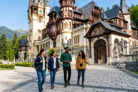 Bucharest: Wednesday’s Nevermore, Bran & Peles Castles Tour Audio guide in 24 languages