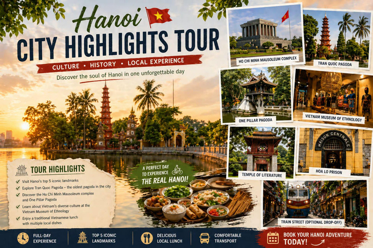 Hanoi Half & Full Day City: Culture, History & Everyday Life Group Tour Half Day