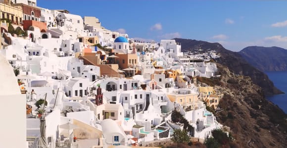 Santorin-Tour mit Abholung von Heraklion