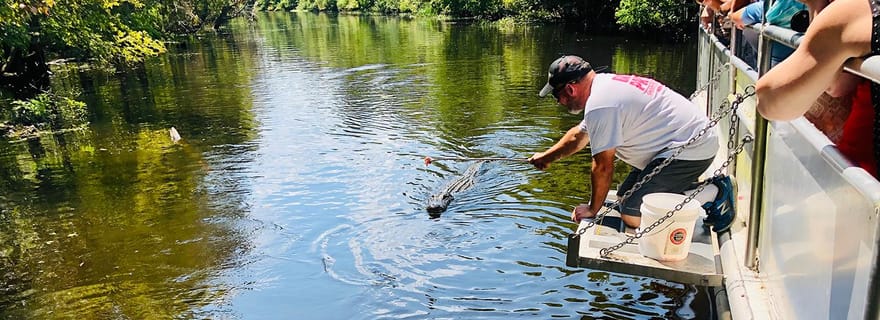 La Nouvelle-Orléans : sortie en bateau dans les marais et visite de la plantation Whitney