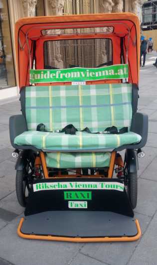 RAXI (electric rickshaw) big 3 hours panoramic tour Vienna