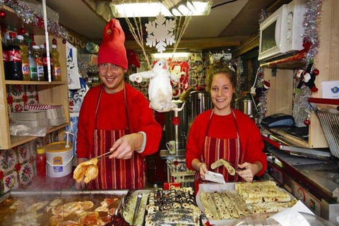 Bratislava: Christmas Market Food Tour with Drinks