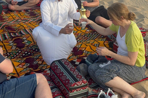 Doha: inland sea Tour With Dune Bashing &Sandboarding fun Doha: safari , camel ride, sandboarding hotel pickup