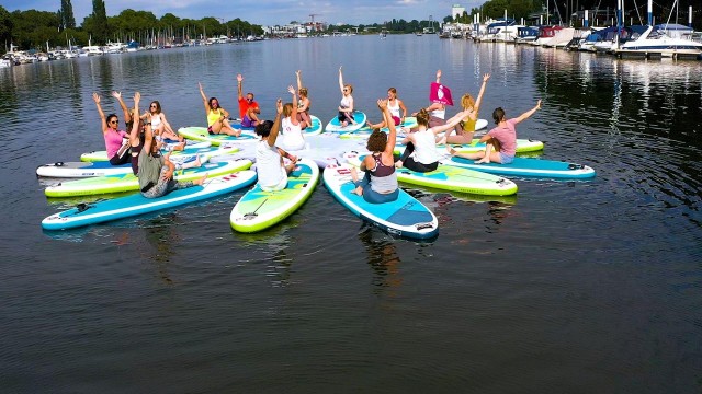 Visit SUP Yoga (Stand-Up-Paddle Yoga) in Wiesbaden in Wiesbaden, Germany