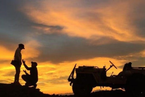 Mount Merapi Jeep Sunset & Lava Flow Night Tour with Pickup
