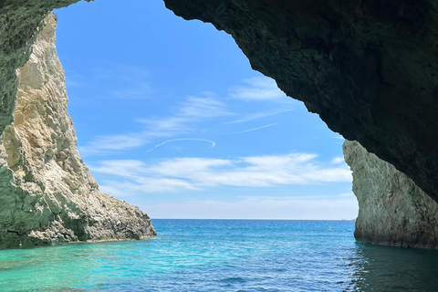 Zante: Tour in motoscafo del Parco Marino di Laganas con nuoto